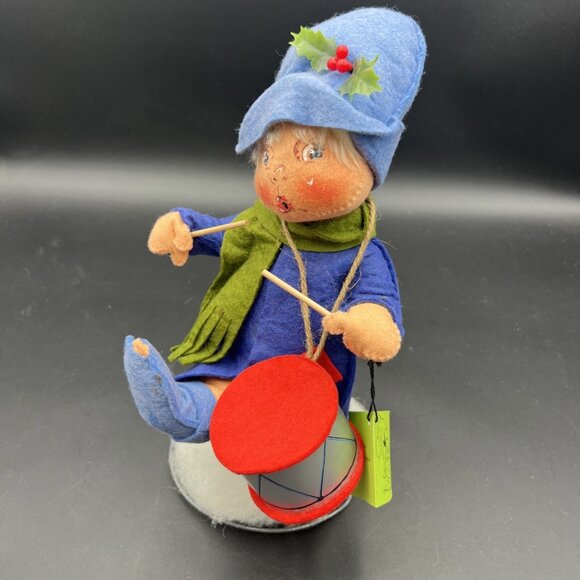 VTG Annalee Little Drummer Boy 12" Doll Christmas Whimsical Holiday Festive - Picture 1 of 11